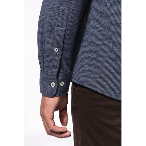 Chemise jacquard manches longues - 7