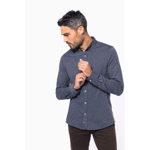 Chemise jacquard manches longues - 3