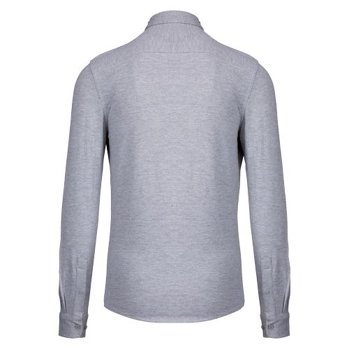 Chemise maille piquée manches longues - 9