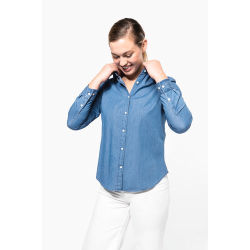 Chemise denim femme - 3