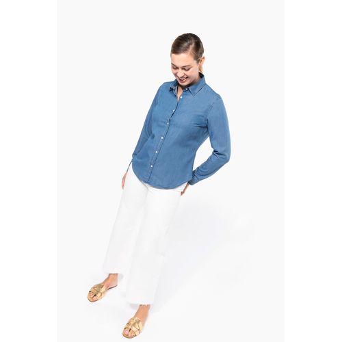 Chemise denim femme - 4