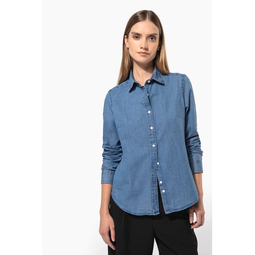 Chemise denim femme - 1
