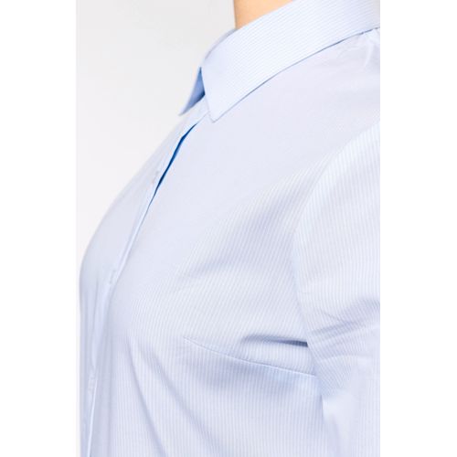 Chemise popeline manches longues femme - 8