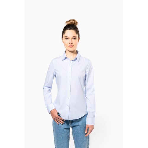Chemise popeline manches longues femme - 3