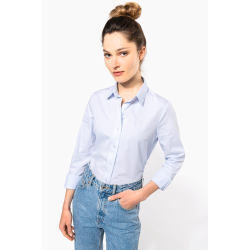 Chemise popeline manches longues femme - 1