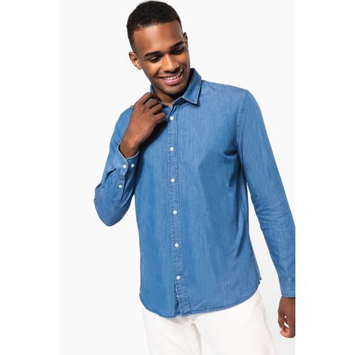 Chemise denim homme - 3
