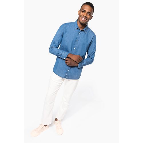 Chemise denim homme - 4
