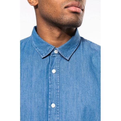 Chemise denim homme - 8