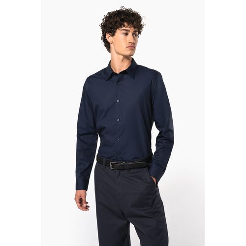 Chemise popeline manches longues homme - 1
