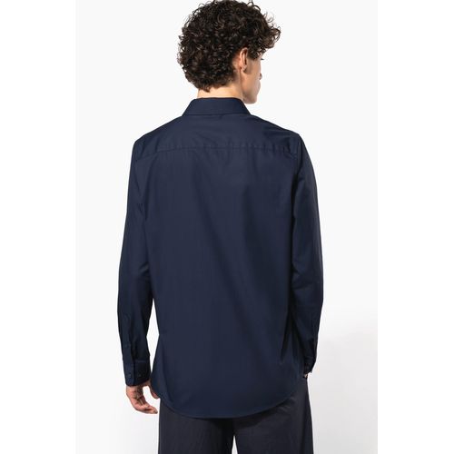 Chemise popeline manches longues homme - 2