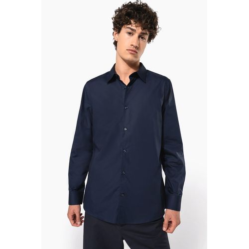 Chemise popeline manches longues homme - 3