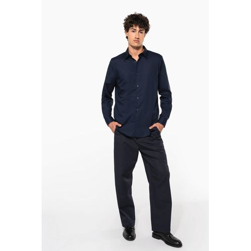 Chemise popeline manches longues homme - 10