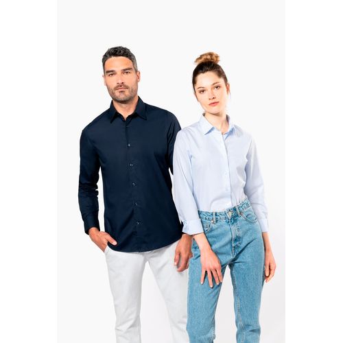 Chemise popeline manches longues homme - 6