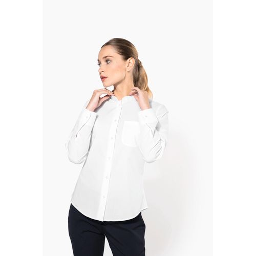 CAMISA CUELLO MAO MANGA LARGA MUJER