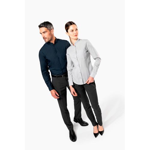 Chemise col mao manches longues femme - 9