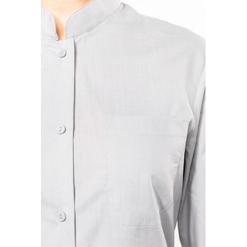 Chemise col mao manches longues femme - 7