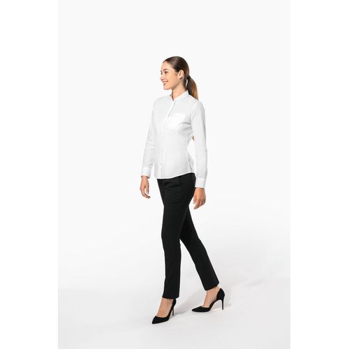 Chemise col mao manches longues femme thumbnail 10