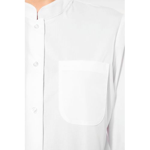 Chemise col mao manches longues femme - 7