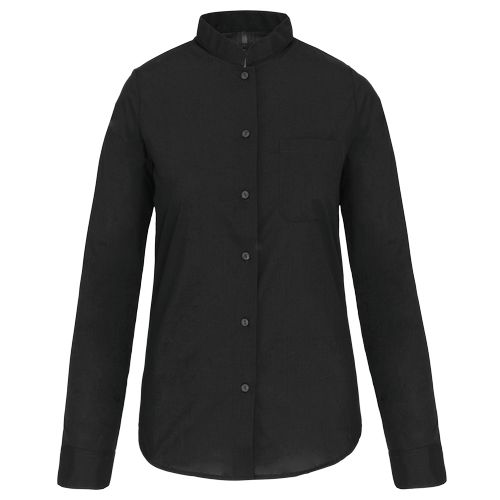 Chemise col mao manches longues femme thumbnail 16