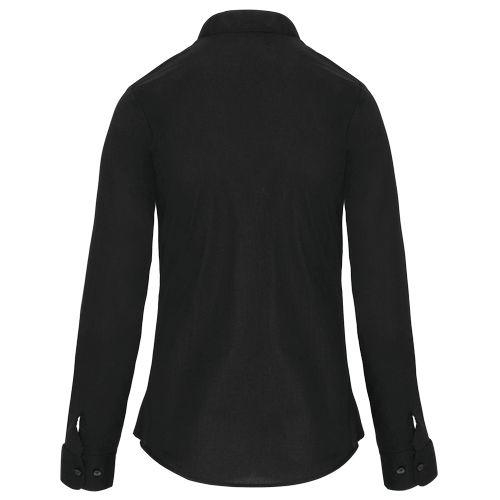 Chemise col mao manches longues femme - 13