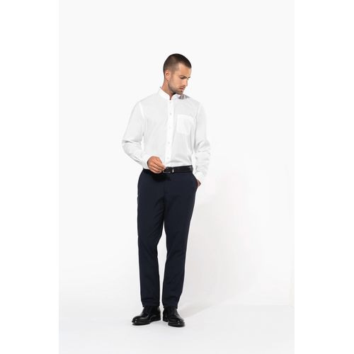 Chemise col mao manches longues thumbnail 5