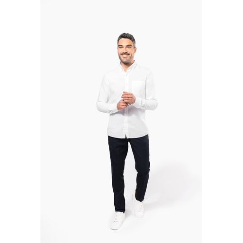 Chemise Oxford lavée manches longues - 4