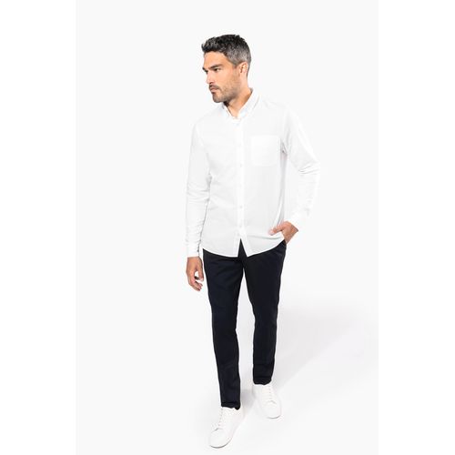 Chemise Oxford lavée manches longues - 5