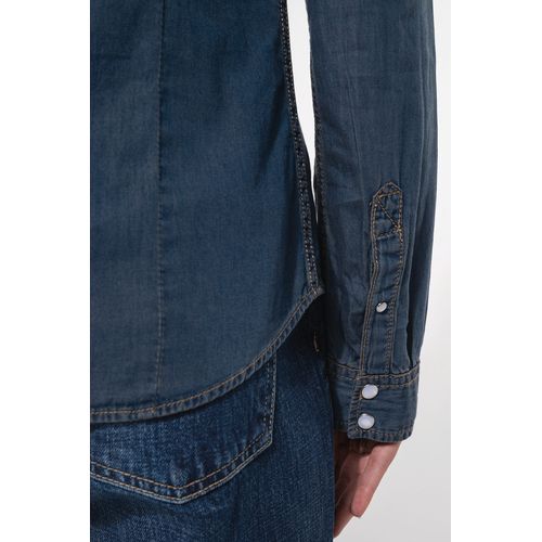 Chemise denim manches longues femme thumbnail 5