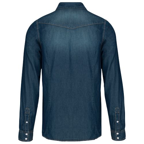 Chemise denim manches longues - 15