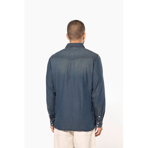 Chemise denim manches longues - 2