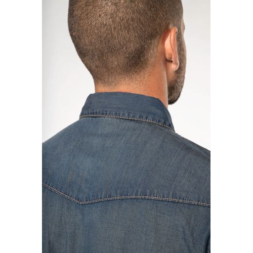 Chemise denim manches longues - 6