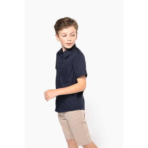 Chemise popeline manches courtes enfant - 8