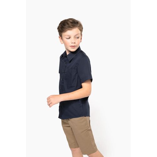 Chemise popeline manches courtes enfant - 8