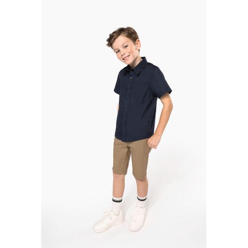Chemise popeline manches courtes enfant - 7