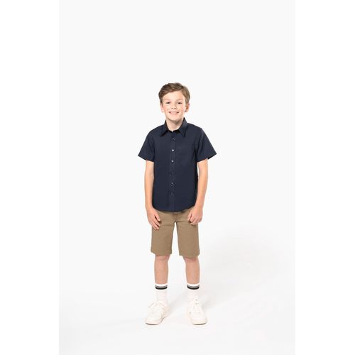 Chemise popeline manches courtes enfant - 6