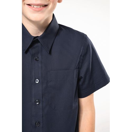 Chemise popeline manches courtes enfant - 3