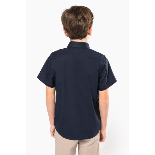 Chemise popeline manches courtes enfant - 2