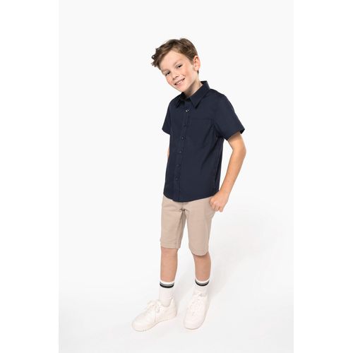 Chemise popeline manches courtes enfant - 7