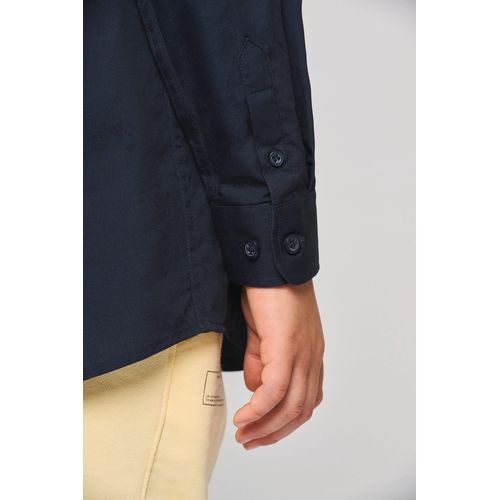 Chemise popeline manches longues enfant - 6