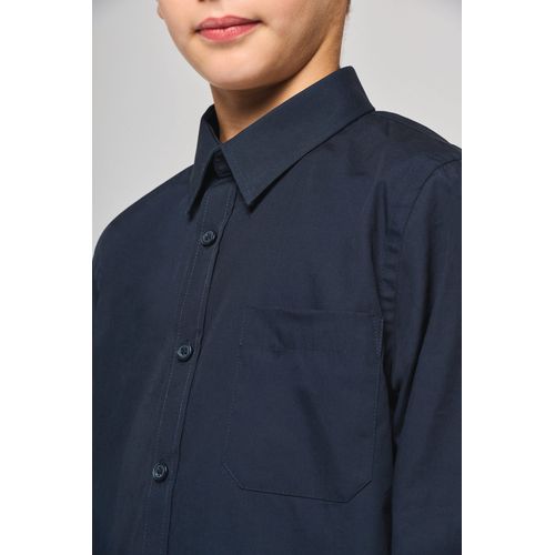 Chemise popeline manches longues enfant - 5