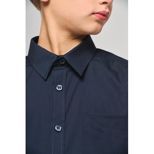 Chemise popeline manches longues enfant - 4
