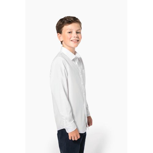 Chemise popeline manches longues enfant thumbnail 7