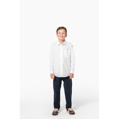 Chemise popeline manches longues enfant thumbnail 9