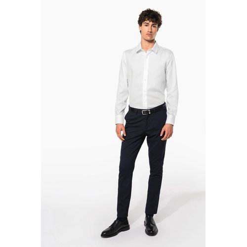 Chemise ajustée manches longues sans repassage thumbnail 7