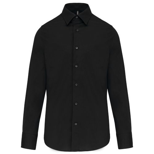 Chemise coton / élasthanne manches longues homme - 11