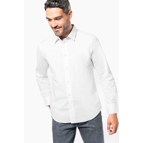 CAMISA STRECH MANGA LARGA HOMBRE