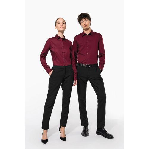 Chemise coton / élasthanne manches longues femme thumbnail 9