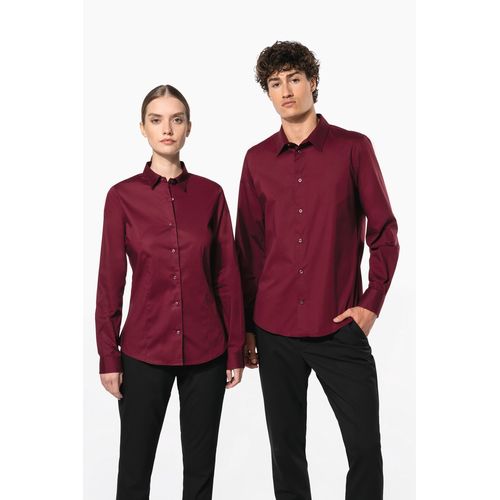 Chemise coton / élasthanne manches longues femme thumbnail 10