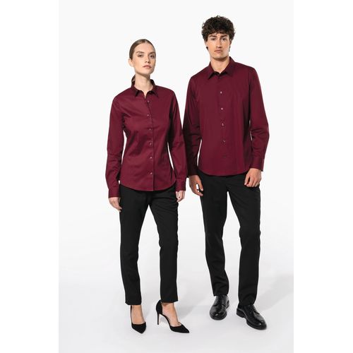 Chemise coton / élasthanne manches longues femme thumbnail 11