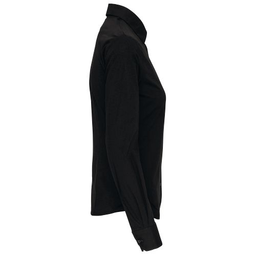 Chemise coton / élasthanne manches longues femme - 12